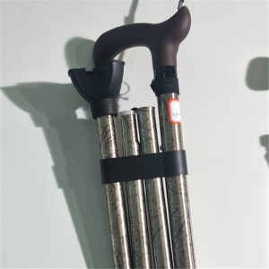baston pliabil din aluminiu pentru asistență medicală cu imprimare completă